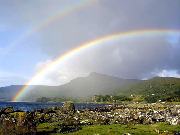 Picture of rainbow over Lochbuie