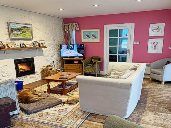 A Lochbuie, Mull holiday sitting room